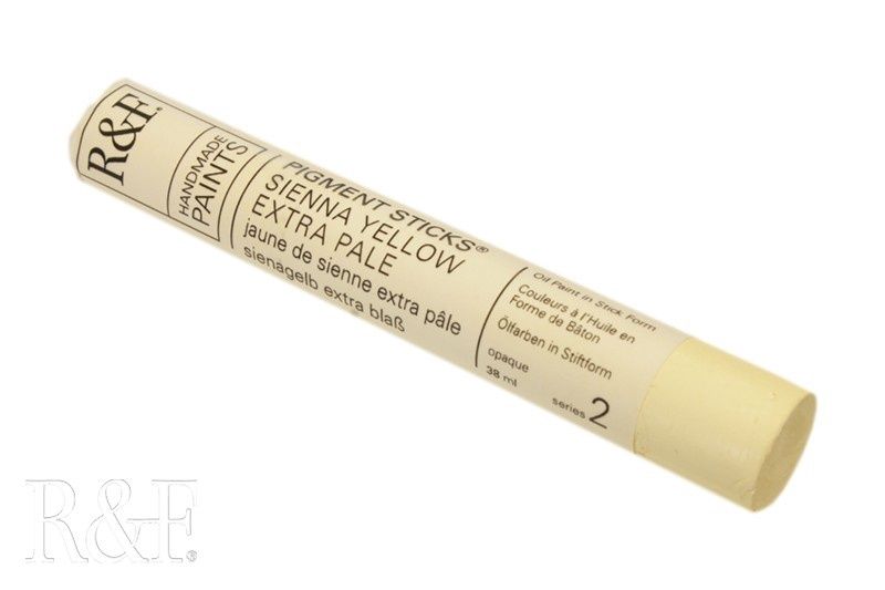R&amp;F Sienna Yellow Extra Pale Pigment Stick 38ml