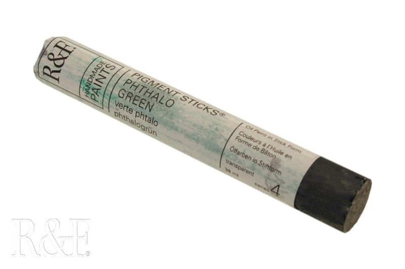 R&amp;F Phthalo Green Pigment Stick 38ml
