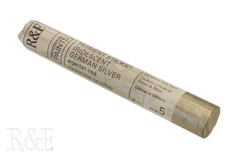 R&amp;F Iridescent German Silver Pigment Stick 38ml