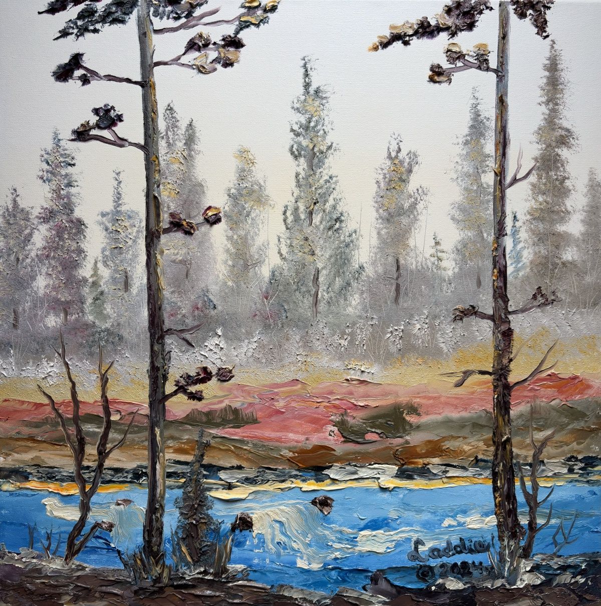 Misty Morning by Vladimir Wesolowski