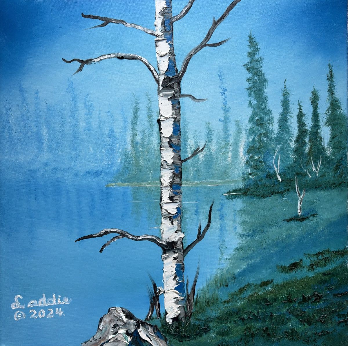 Old Birch by Vladimir Wesolowski