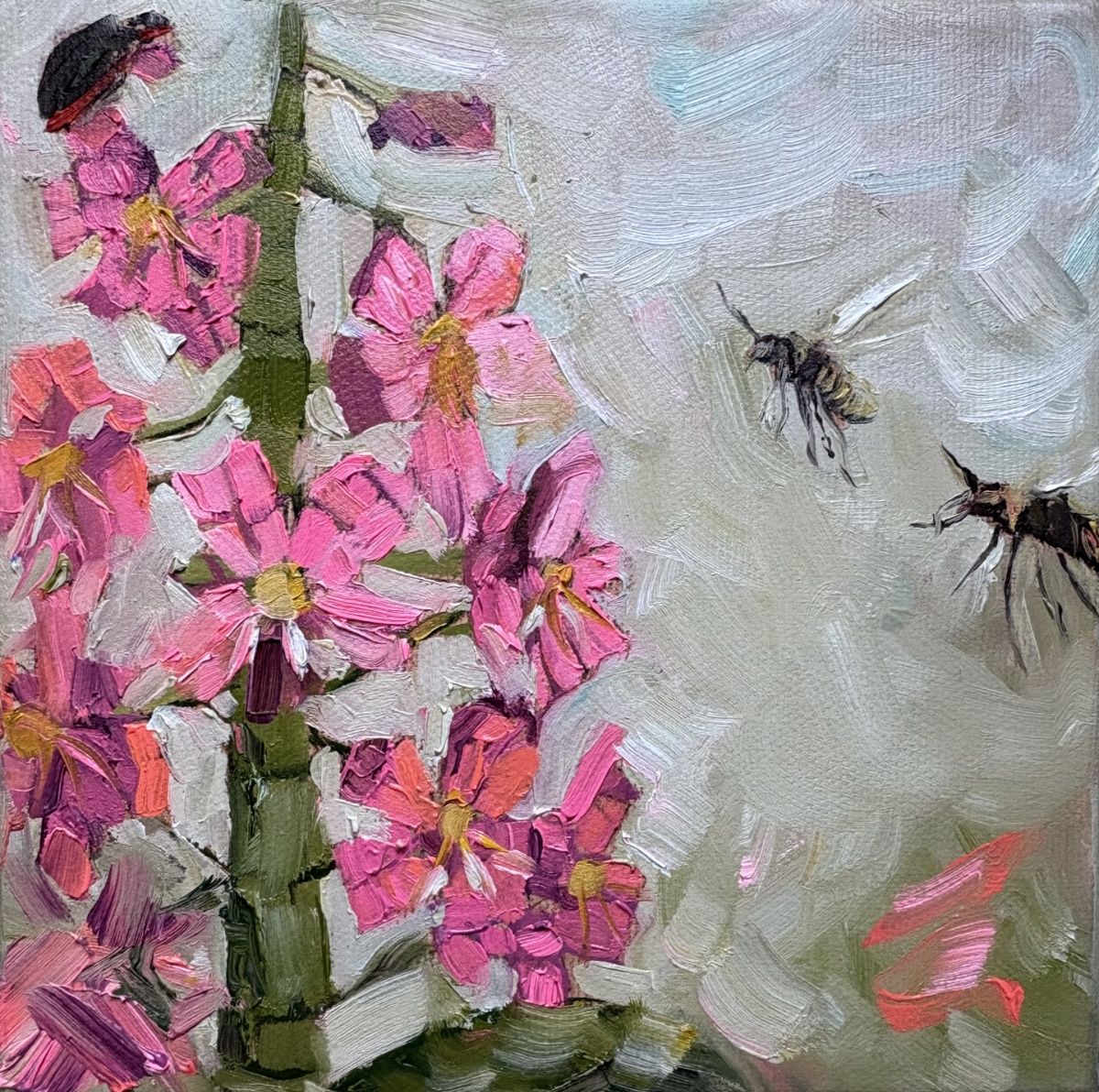 Yukon Fireweed by Marlessa Wesolowski