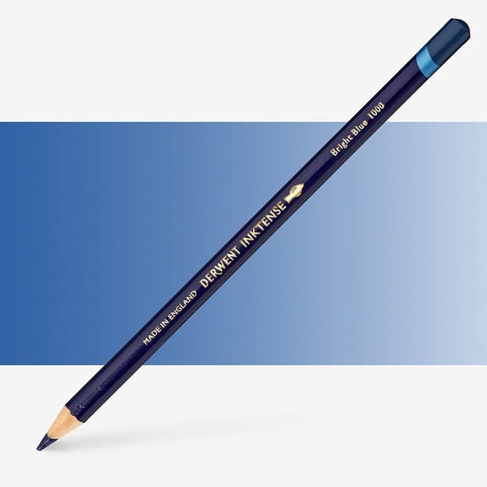 Derwent Inktense Bright Blue Pencil