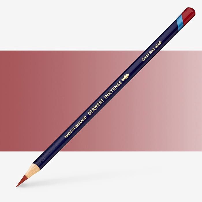 Derwent Inktense Chilli Red Pencil
