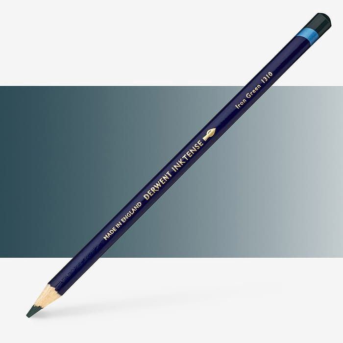 Derwent Inktense Iron Green Pencil