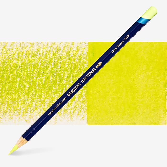 Derwent Inktense Lime Green Pencil