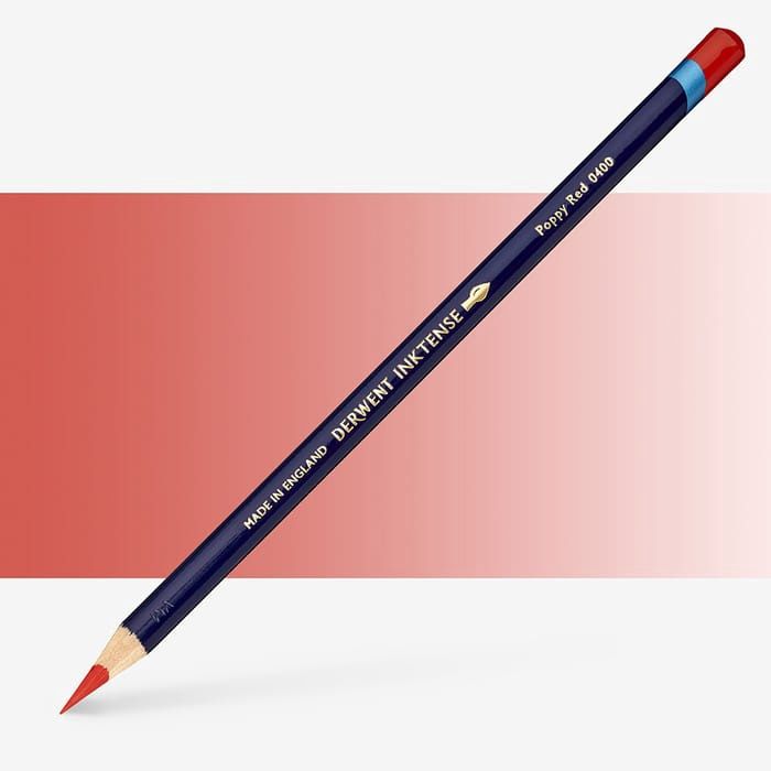 Derwent Inktense Poppy Red Pencil
