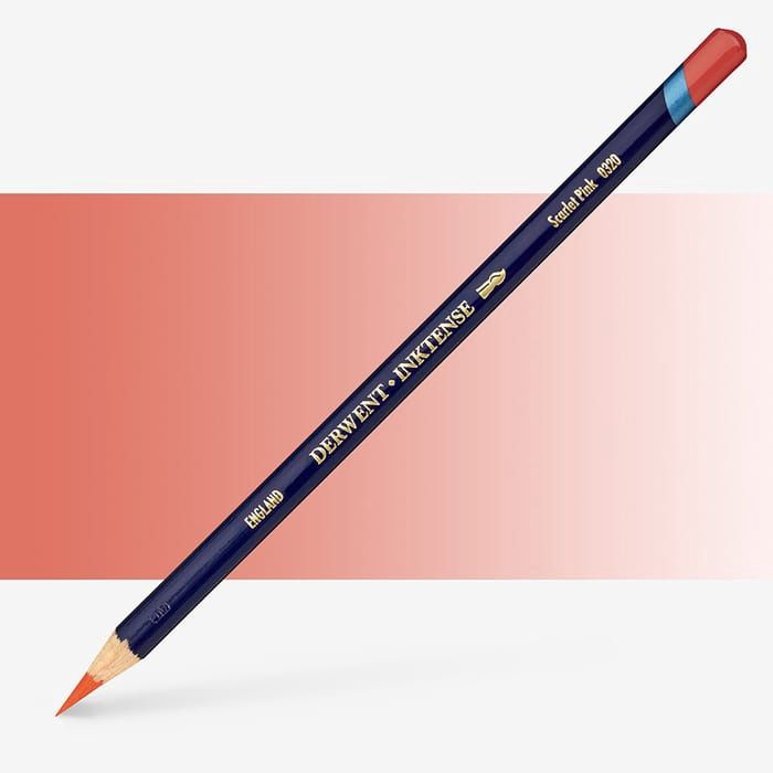 Derwent Inktense Scarlet Pink Pencil