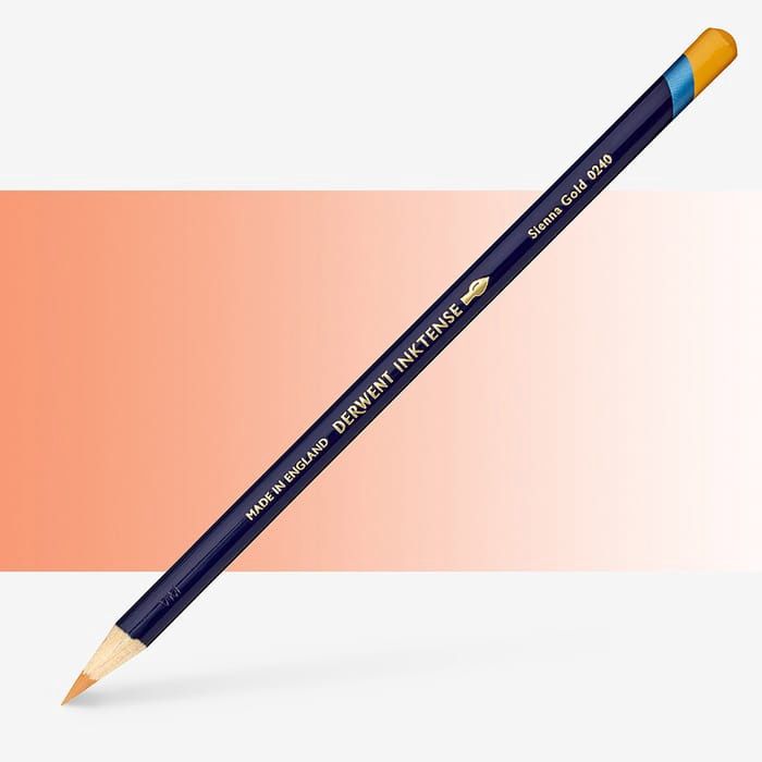 Derwent Inktense Sienna Gold Pencil