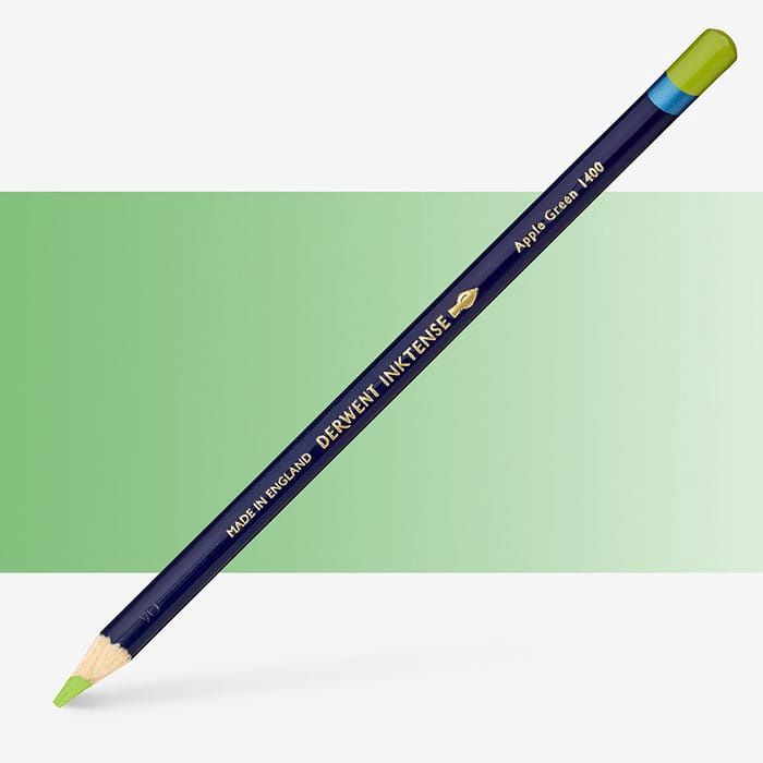 Derwent inktense Apple Green Pencil