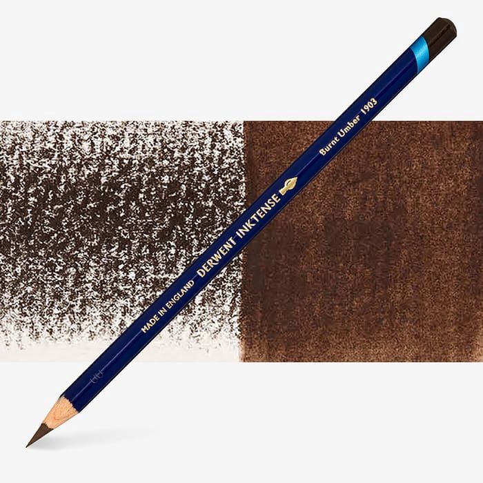 Derwent Inktense Burnt Umber Pencil