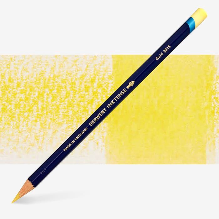 Derwent Inktense Gold Pencil