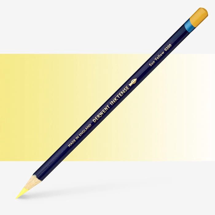 Derwent Inktense Sun Yellow Pencil