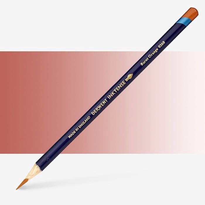 Derwent Inktense Burnt Orange Pencil