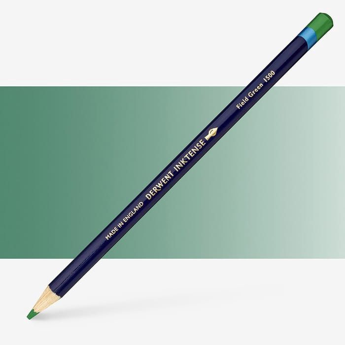 Derwent Inktense Field Green Pencil