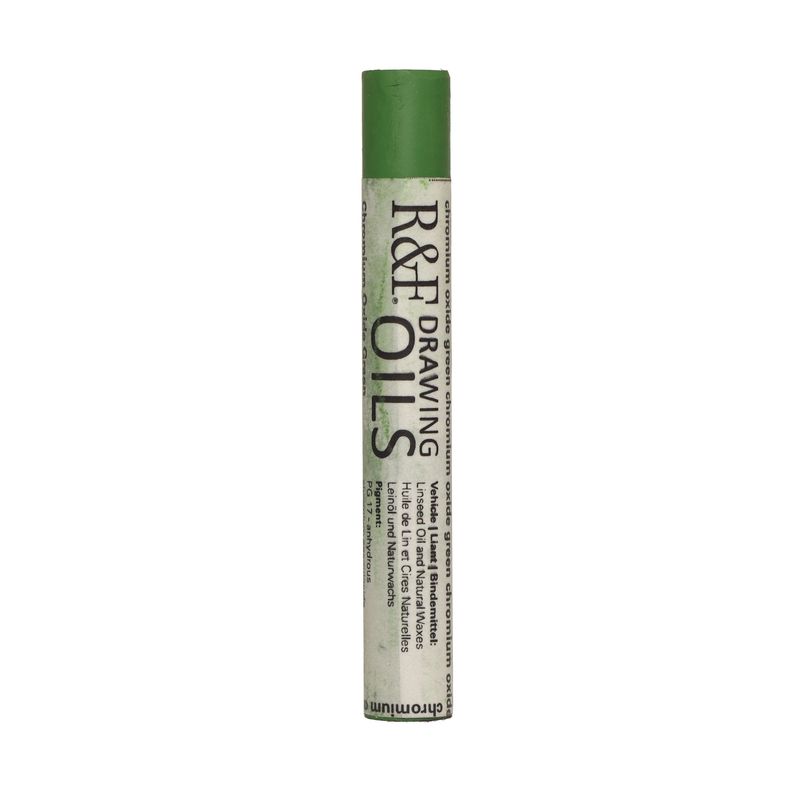 R&amp;F Drawing Oil Chrome Oxide Green 12ml
