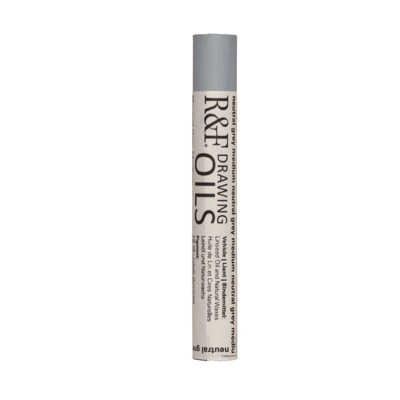 R&amp;F Drawing Oil Neutral Grey Medium 12ml