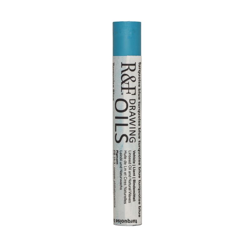 R&amp;F Drawing Oil Turquoise Blue 12ml