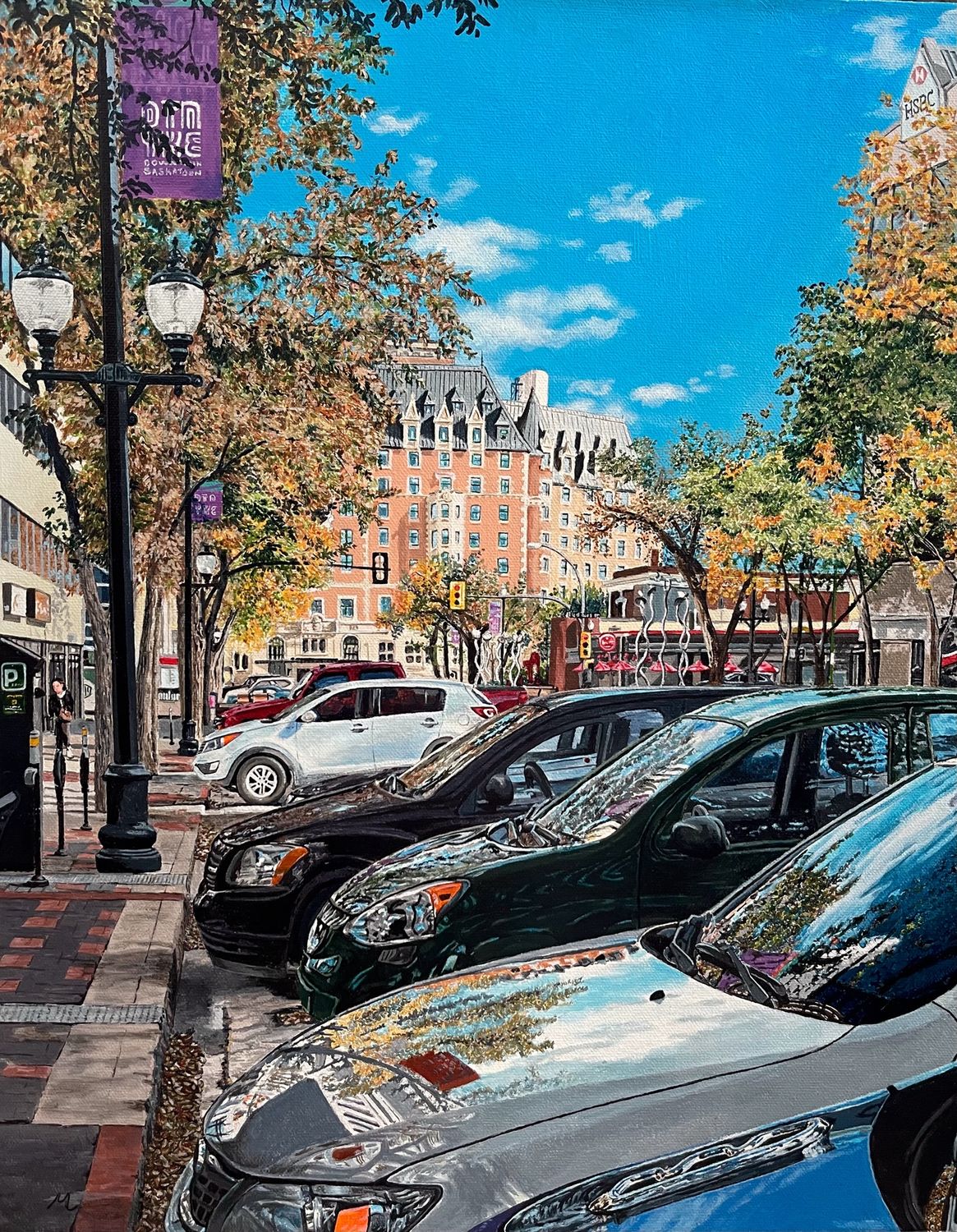 Reflections - 21st Street by Michael Martin