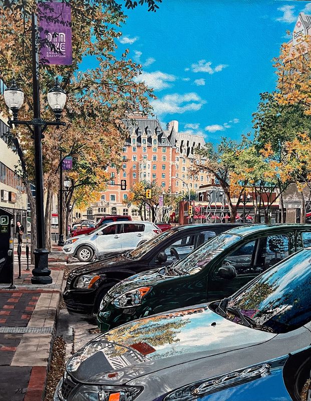 Reflections - 21st Street by Michael Martin
