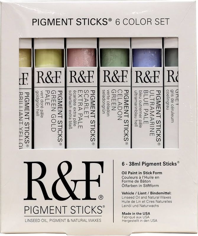 R &amp; F Chromatic Pigment Stick Set 6pc 38ml