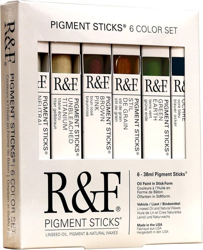 R &amp; F Earth Tones Pigment Stick Set 6pc