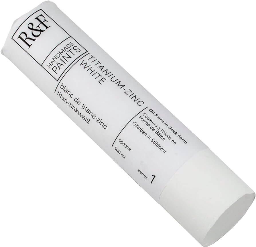 R&amp;F Titanium-Zinc White Pigment Stick 100ml