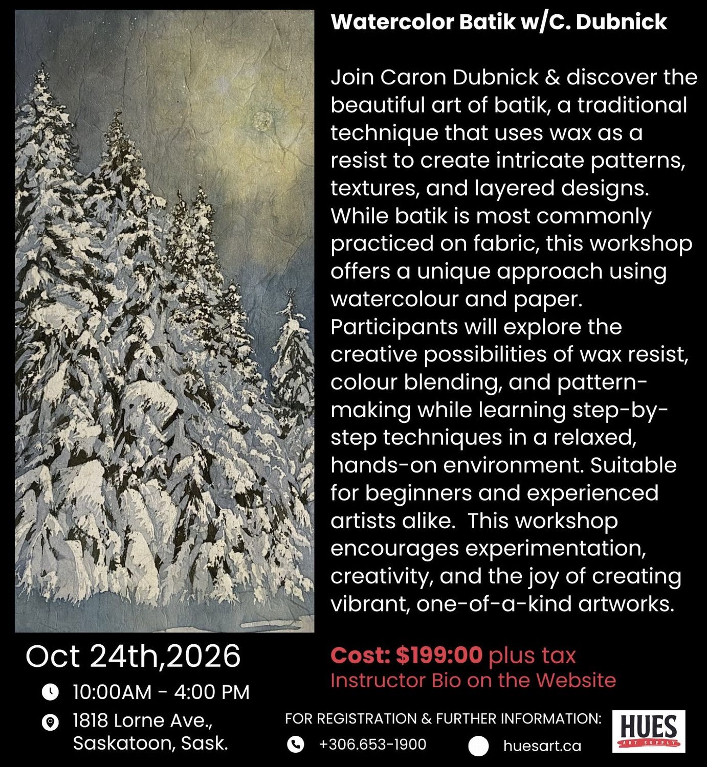 Watercolor Batik Oct 24 Caron Dubnick