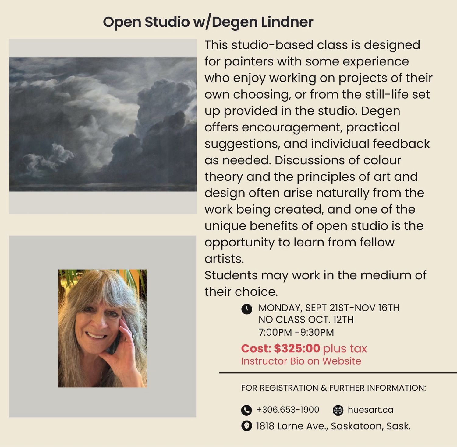 Monday Open Studio Degen Lindner