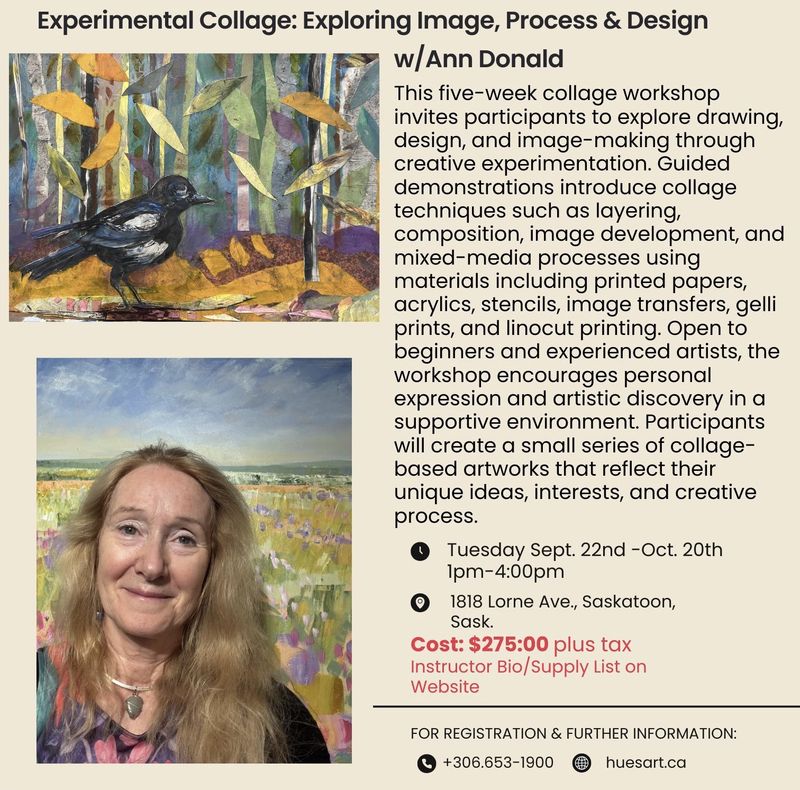 Experimental Collage: explore with Ann Donald