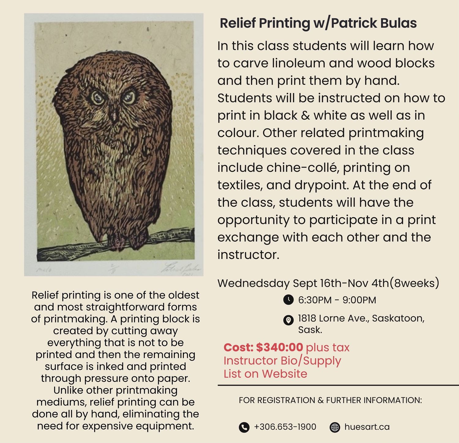 Relief Printmaking Patrick Bulas
