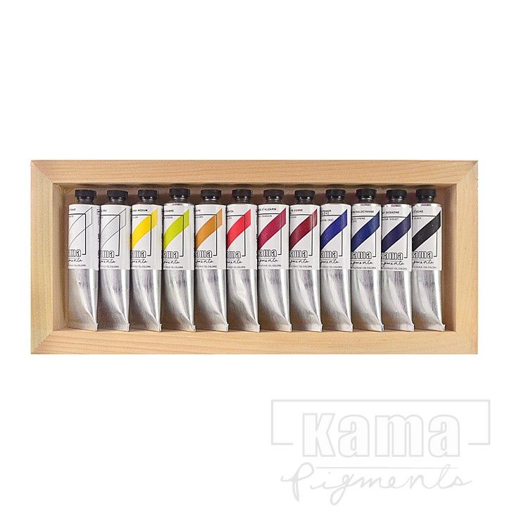 Kama Artists' Oil 12 Colour Ambassader Set