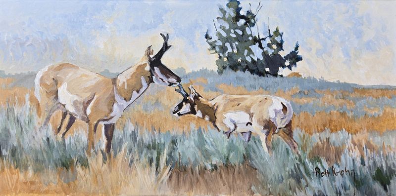 The Evening Graze by Rolf Krohn
