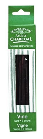 Winsor Newton Vine Charcoal Soft 3pc