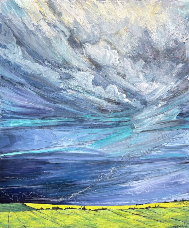 July Sky by Diane Larouche Ellard