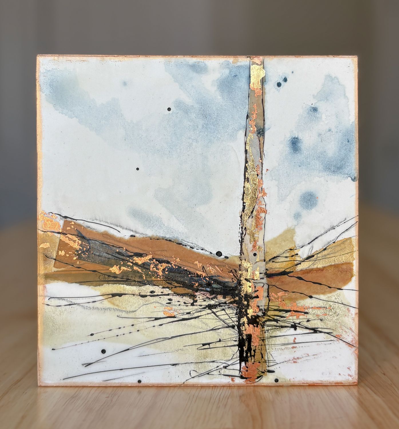 Prairie Fence Abstraction #5 by Diane Larouche Ellard