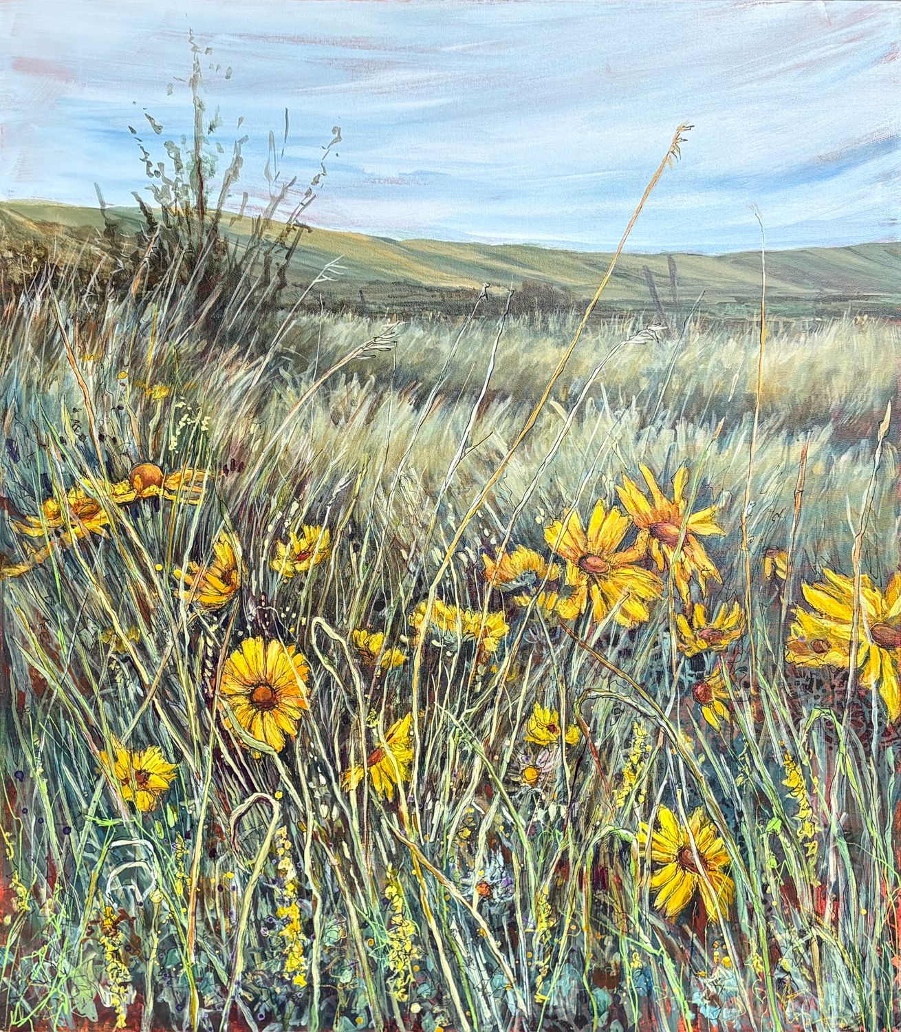 Prairie Susans by Diane Larouche Ellard