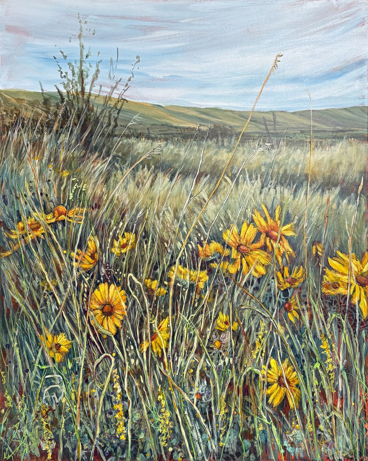 Prairie Susans by Diane Larouche Ellard