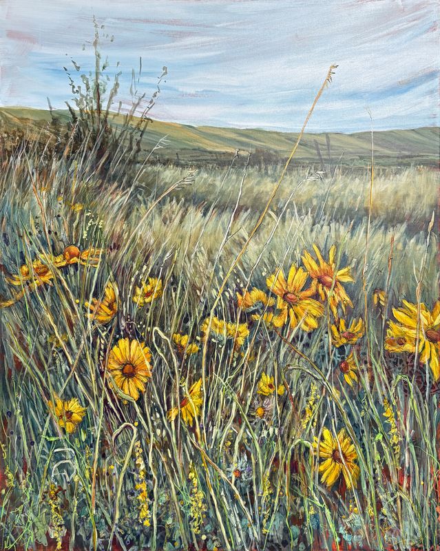 Prairie Susans by Diane Larouche Ellard