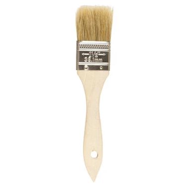 1 1/2 " White Bristle Chip Brush
