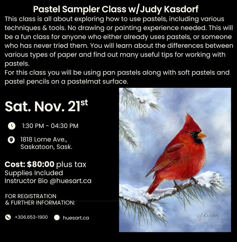 Nov 21 Pastel Sampler with Judy Kasdorf
