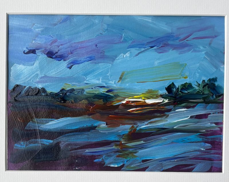 Sunrise on Emma Lake #1 by Randi Lalonde