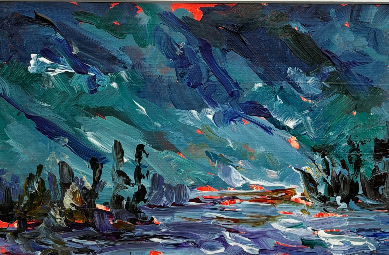 Sunrise on Emma Lake #2 by Randi Lalonde