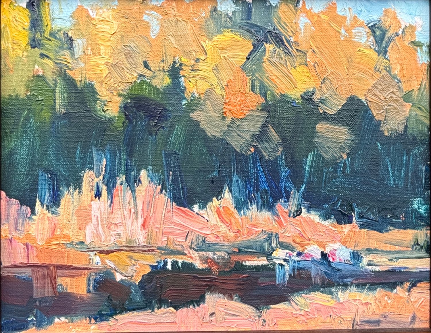 Fall View at Walter's Pond by Randi Lalonde