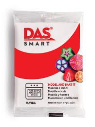 Das Smart Scarlet Red 57 G Polymer Clay