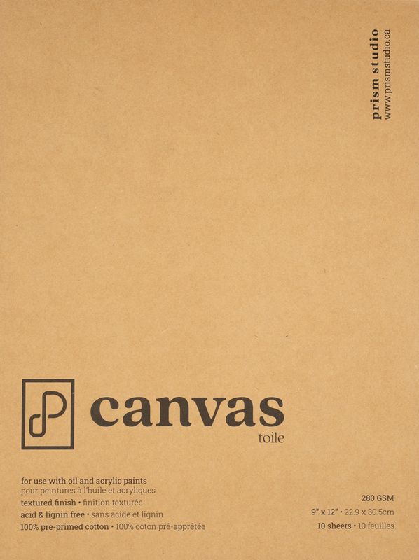 Prism Studio Canvas Pad 9x12 Prism Studio Canvas Pad 9x12