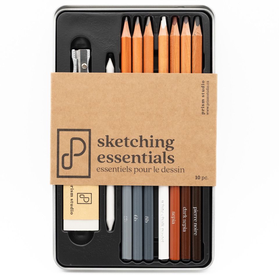 Prism Studio Sketching Essentials Drawing Set 10pc