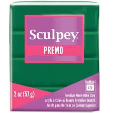 Sculpey Premo Polymer Clay 2 oz Forest Green