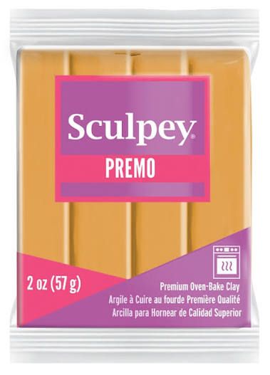 Sculpey Premo Polymer Clay 2 oz Mustard