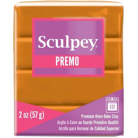 Sculpey Premo Polymer Clay 2 oz Burnt Orange
